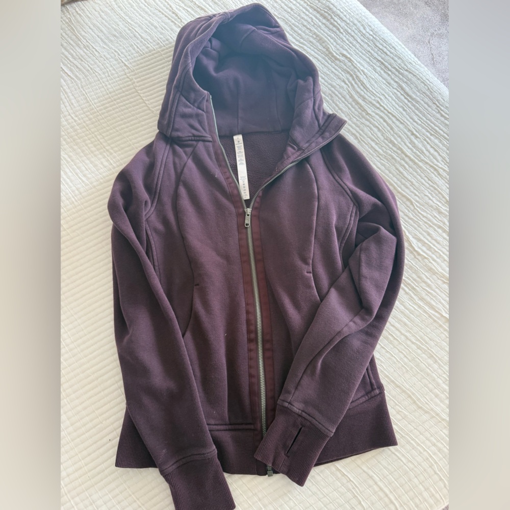 Lululemon Athletica Plum Zip-Up Hoodie